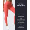 image:imageAoxjox High Waisted Workout Leggings for Women Trinity Yoga Pants 265Spiced Coral