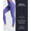 image:imageAoxjox High Waisted Workout Leggings for Women Trinity Yoga Pants 265Violet