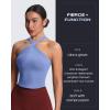 image:imageAoxjox Womens Workout CrossNeck Sport Bras Fitness Elanor Bra Yoga Crop TankPersian Blue