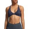 image:imageAoxjox Womens Workout Sports Bras Fitness Metamorph Sienna Twist Bra Yoga Crop TankCloud Navy