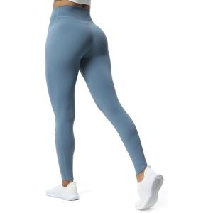 image:imageAoxjox High Waisted Workout Leggings for Women Trinity Yoga Pants 265A Steel Blue