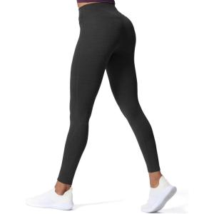 image:imageAoxjox High Waisted Workout Leggings for Women Trinity Yoga Pants 265Black Marlsize Up for Less Compression