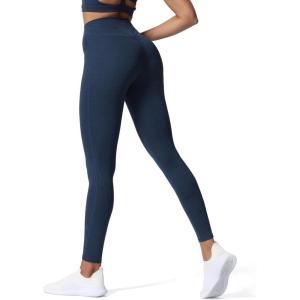 image:imageAoxjox High Waisted Workout Leggings for Women Trinity Yoga Pants 265Dark Blue Marlsize Up for Less Compression