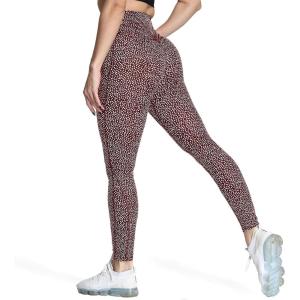 image:imageAoxjox High Waisted Workout Leggings for Women Trinity Yoga Pants 265Dark Red Dot Print