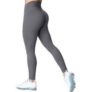 image:imageAoxjox High Waisted Workout Leggings for Women Trinity Yoga Pants 265Iron Grey