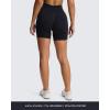 image:imageAoxjox Seamless Camo Scrunch Workout Biker Shorts for Women Tummy Control High Waisted Athletic Gym Running Yoga Short 5Black Camo