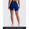 image:imageAoxjox Seamless Camo Scrunch Workout Biker Shorts for Women Tummy Control High Waisted Athletic Gym Running Yoga Short 5Navy Camo
