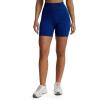 image:imageAoxjox Seamless Camo Scrunch Workout Biker Shorts for Women Tummy Control High Waisted Athletic Gym Running Yoga Short 5Navy Camo