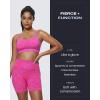 image:imageAoxjox Seamless Camo Scrunch Workout Biker Shorts for Women Tummy Control High Waisted Athletic Gym Running Yoga Short 5Shelly Pink Camo