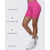 image:imageAoxjox Seamless Camo Scrunch Workout Biker Shorts for Women Tummy Control High Waisted Athletic Gym Running Yoga Short 5Shelly Pink Camo