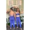 image:imageAoxjox Womens Workout Sports Bras Fitness Adjusted Ariel Halter Bra Yoga Crop TankViolet