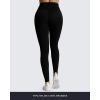 image:imageAoxjox High Waisted Workout Leggings for Women CrossWaist Crossover Tummy Control Trinity Buttery Soft Yoga Pants 26A Black