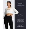 image:imageAoxjox High Waisted Workout Leggings for Women CrossWaist Crossover Tummy Control Trinity Buttery Soft Yoga Pants 26A Black