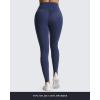 image:imageAoxjox High Waisted Workout Leggings for Women CrossWaist Crossover Tummy Control Trinity Buttery Soft Yoga Pants 26A Navy