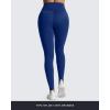 image:imageAoxjox High Waisted Workout Leggings for Women CrossWaist Crossover Tummy Control Trinity Buttery Soft Yoga Pants 26Bellwether Blue