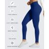 image:imageAoxjox High Waisted Workout Leggings for Women CrossWaist Crossover Tummy Control Trinity Buttery Soft Yoga Pants 26Bellwether Blue