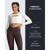 image:imageAoxjox High Waisted Workout Leggings for Women CrossWaist Crossover Tummy Control Trinity Buttery Soft Yoga Pants 26Mulch