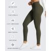 image:imageAoxjox High Waisted Workout Leggings for Women CrossWaist Crossover Tummy Control Trinity Buttery Soft Yoga Pants 26Olive Green