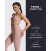 image:imageAoxjox High Waisted Workout Leggings for Women CrossWaist Crossover Tummy Control Trinity Buttery Soft Yoga Pants 26Woodrose See Through