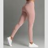 image:imageAoxjox High Waisted Workout Leggings for Women CrossWaist Crossover Tummy Control Trinity Buttery Soft Yoga Pants 26Woodrose See Through