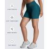 image:imageAoxjox Seamless Biker Shorts for Women Impact Hidden Scrunch Low Waisted Athletic Yoga Short 354556Deep Blue Lagoon  With Logo
