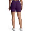 image:imageAoxjox Seamless Biker Shorts for Women Impact Hidden Scrunch Low Waisted Athletic Yoga Short 354556Deep Mulberry  With Logo