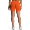 image:imageAoxjox Seamless Biker Shorts for Women Impact Hidden Scrunch Low Waisted Athletic Yoga Short 354556Fiery Orange  With Logo