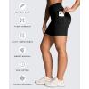 image:imageAoxjox Workout Biker Shorts with Pockets for Women High Waisted Gym Running Luxeyoga Yoga Short 6Black