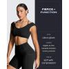 image:imageAoxjox Workout Biker Shorts with Pockets for Women High Waisted Gym Running Luxeyoga Yoga Short 6Black