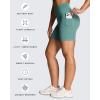 image:imageAoxjox Workout Biker Shorts with Pockets for Women High Waisted Gym Running Luxeyoga Yoga Short 6Mineral