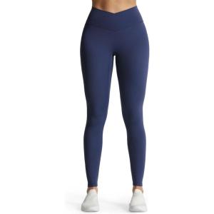 image:imageAoxjox High Waisted Workout Leggings for Women CrossWaist Crossover Tummy Control Trinity Buttery Soft Yoga Pants 26A Navy