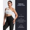 image:imageAoxjox High Waisted Workout Leggings for Women Tummy Control Buttery Soft Yoga Metamorph Deep V Pants 26A Black 3 Pieces Pack