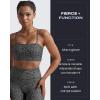 image:imageAoxjox Womens Workout Bandeau Bras Training Fitness Running Yoga Crop Tank2 Black Dot Print