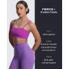 image:imageAoxjox Womens Workout Bandeau Bras Training Fitness Running Yoga Crop TankCattleya Purple