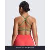 image:imageAoxjox Womens Workout Sports Bras Fitness Trinity Ivy Low Impact Bra Yoga Crop TankBottle Green