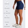 image:imageAoxjox Workout Biker Shorts for Women Tummy Control Metamorph MidRise Athletic Hidden Scrunch Gym Yoga Short 45Navy