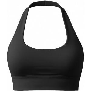 image:imageAoxjox Womens Workout Sports Bras Lumira Square Neck Halter Twist Back LowMedium Impact Lumastretch Luxe Yoga Crop TankTrue Black