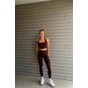 image:imageAoxjox Womens High Waisted Workout Lumira Leggings Tummy Control Lumastretch Luxe Buttery Soft Yoga Pants 27Espresso