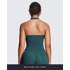 image:imageAoxjox Womens Sleeveless Athlenza Halter Tank Tops Workout Athletics Lumastretch Yoga Curve Longline Crop TopEvergreen
