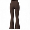 image:imageAoxjox Womens Workout Lumira Flare Leggings High Waisted Tummy Control Lumastretch Luxe Buttery Soft Wide Leg Yoga Pant 32Espresso