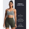 image:imageAoxjox Womens Workout Sports Bras Fitness Amor Low Impact Bra Yoga Crop TankGrey