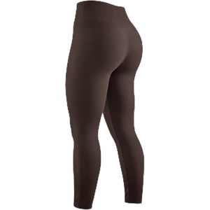 image:imageAoxjox Womens High Waisted Workout Lumira Leggings Tummy Control Lumastretch Luxe Buttery Soft Yoga Pants 27Espresso