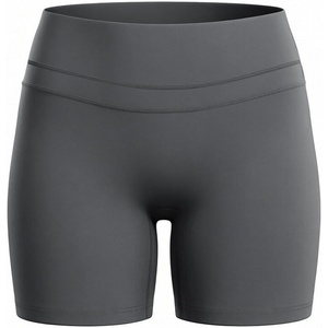 image:imageAoxjox Workout Biker Shorts for Women Lumira High Waisted Exercise Athletic Gym Running Lumastretch Luxe Yoga Short 5Graphite Grey