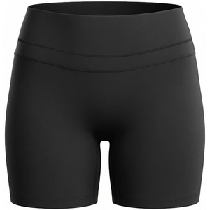 image:imageAoxjox Workout Biker Shorts for Women Lumira High Waisted Exercise Athletic Gym Running Lumastretch Luxe Yoga Short 5True Black
