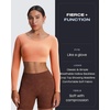 image:imageAoxjox Workout Long Sleeve Crop Tops for Women Clarissa Backless Gym Cropped T Shirt TopPapaya