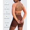 image:imageAoxjox Workout Long Sleeve Crop Tops for Women Clarissa Backless Gym Cropped T Shirt TopPapaya