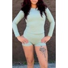 image:imageAoxjox Womens Raglan Lumira Long Sleeve Workout TShirt Crew Neck Tee No Pad Lumastretch Luxe Gym Yoga T Shirt TopEucalyptus