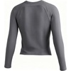 image:imageAoxjox Womens Raglan Lumira Long Sleeve Workout TShirt Crew Neck Tee No Pad Lumastretch Luxe Gym Yoga T Shirt TopGraphite Grey