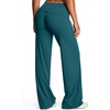 image:imageAoxjox Womens Workout Athlenza Fold Over Waist Straight Leg Bottoms Lumastretch Gym Yoga Pants 313335Evergreen