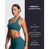 image:imageAoxjox Womens Workout Athlenza Fold Over Waist Straight Leg Bottoms Lumastretch Gym Yoga Pants 313335Evergreen